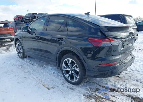 2024 Audi Q4 Sportback E-Tron Premium Plus 50 Quattro из США, поврежденный, VIN WA132BFZ7RP008801